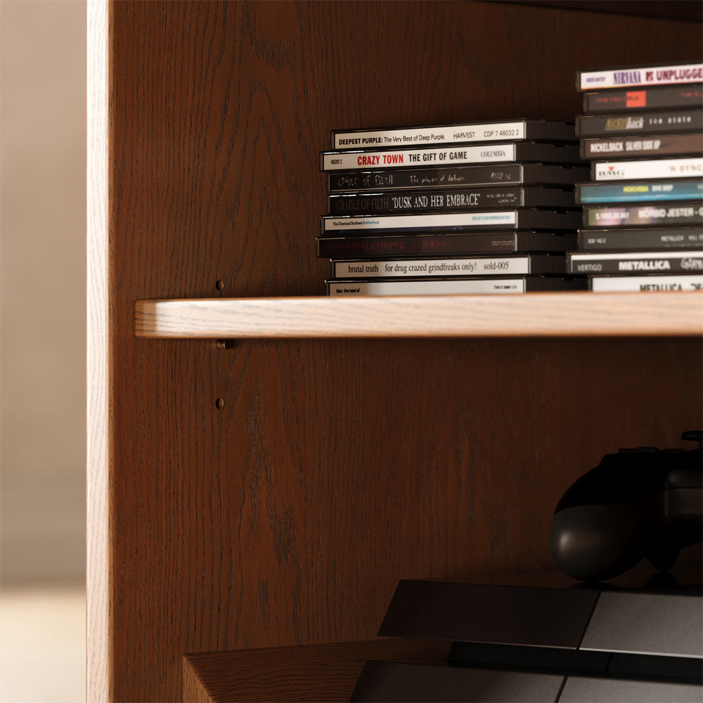 Valmere Mid-Century Fluted Media Console