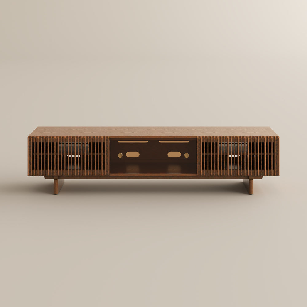 Valmere Mid-Century Fluted Media Console