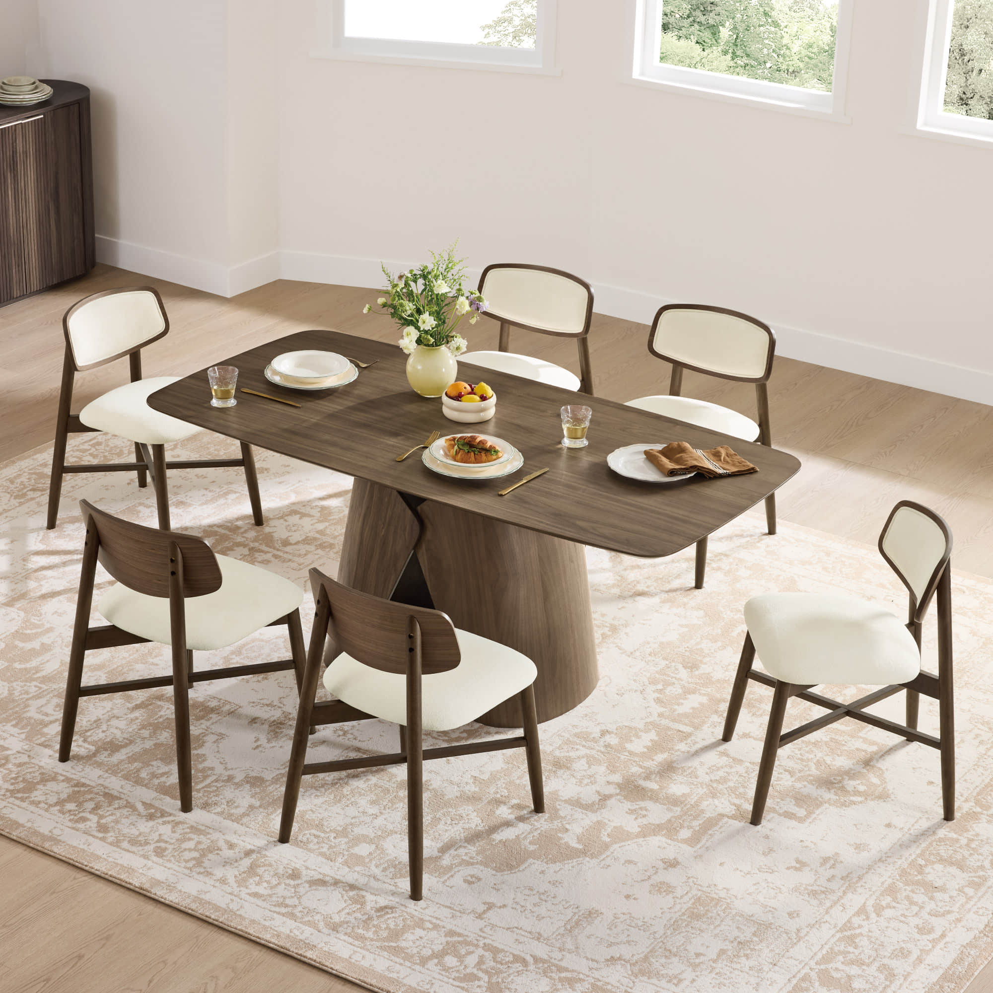 Elara Sculptural Dining Table