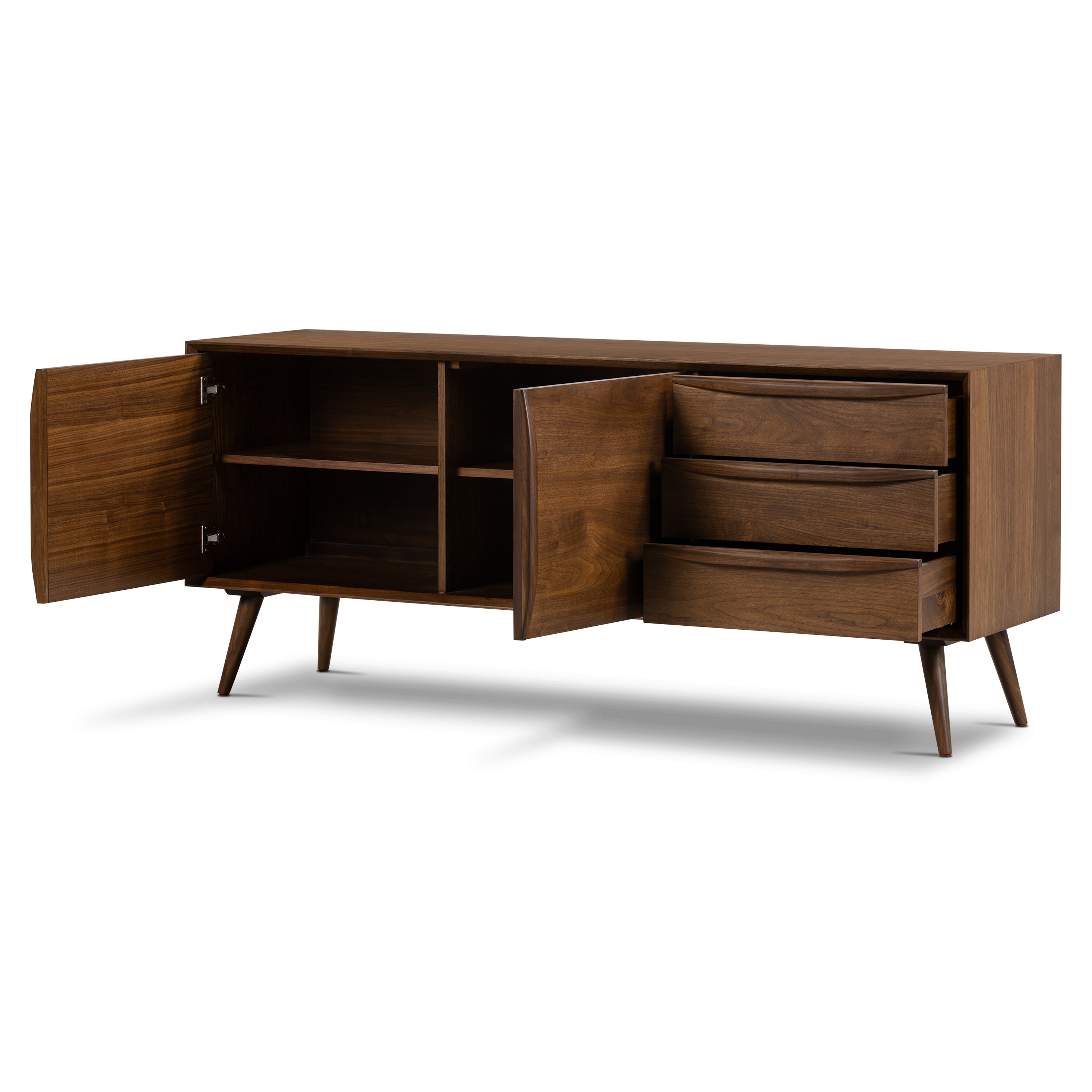 Cura 180 cm Walnut Sideboard