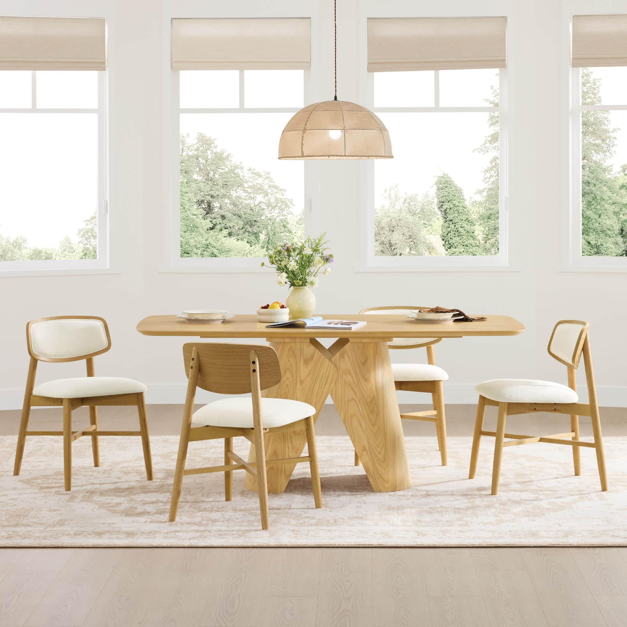 Elara Sculptural Dining Table