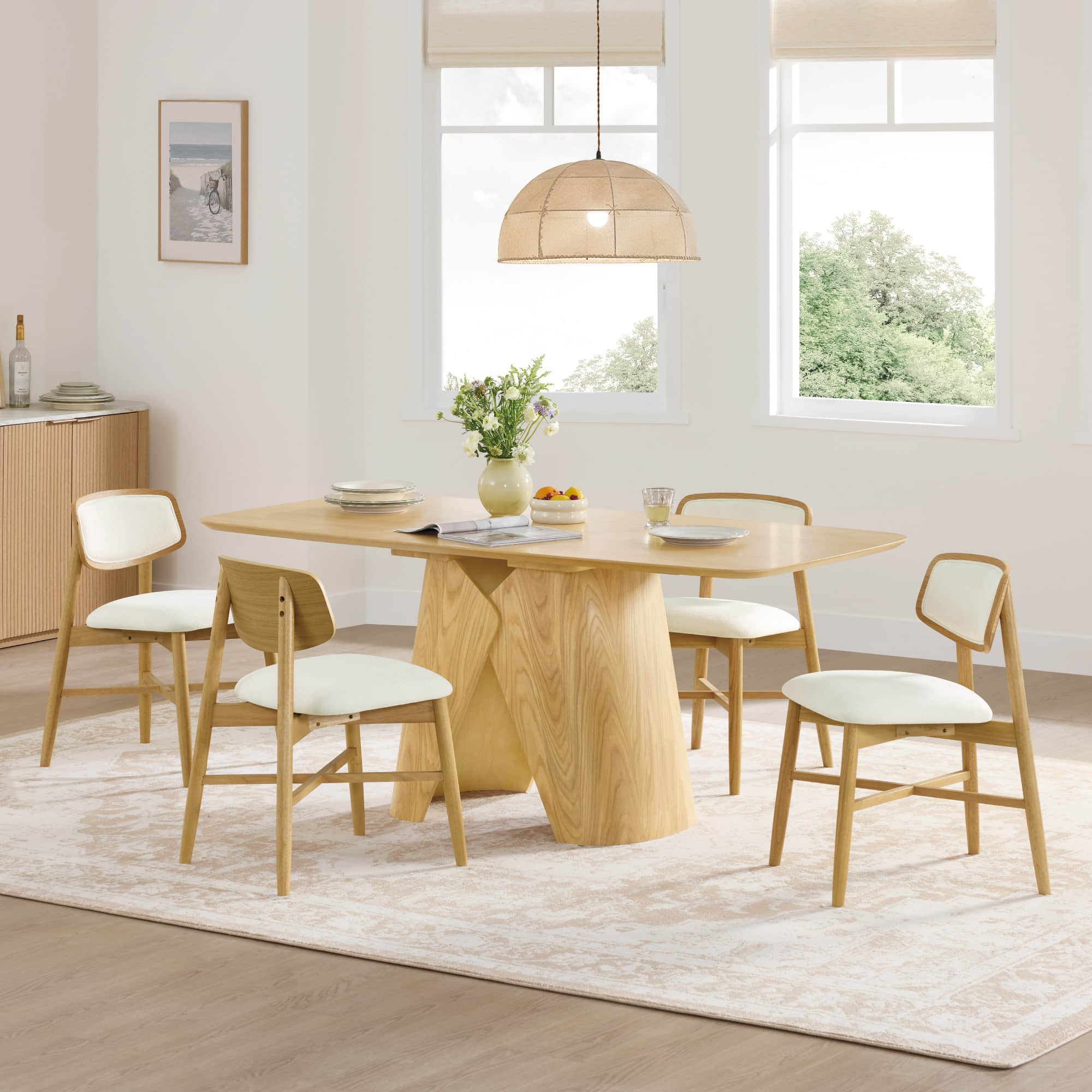 Elara Sculptural Dining Table