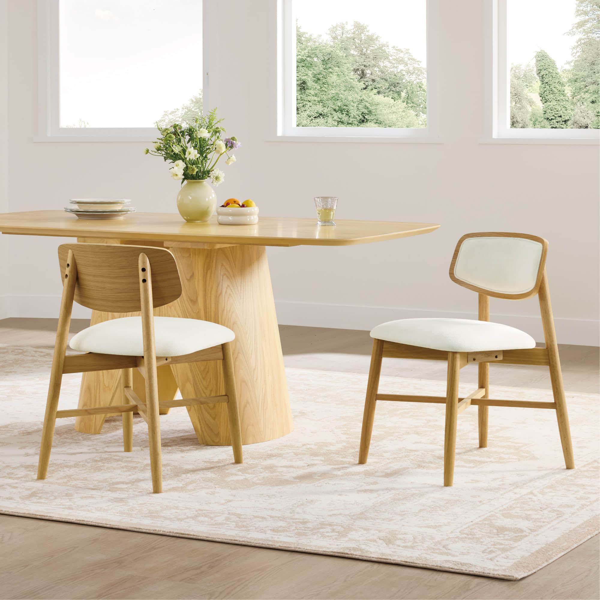 Elara Sculptural Dining Table