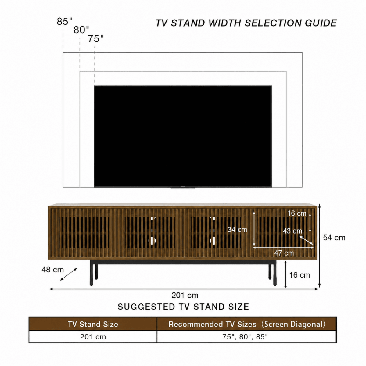 Aeolus Mid-Century Media Console - Exclusivia