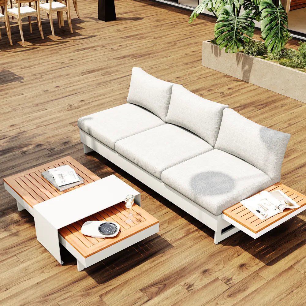 WalnutBay 3 - Seater Outdoor Recliner Sofa - Exclusivia