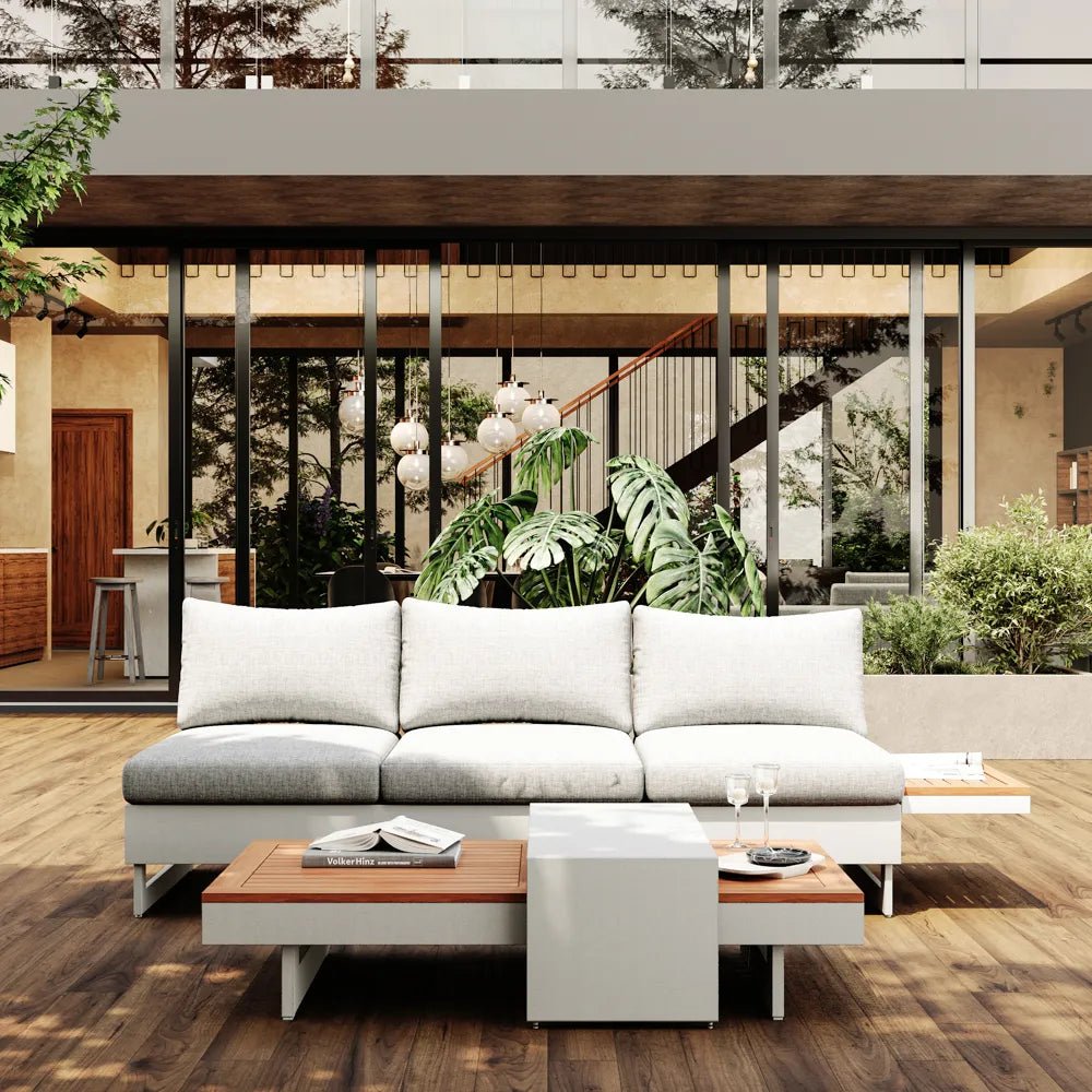 WalnutBay 3 - Seater Outdoor Recliner Sofa - Exclusivia