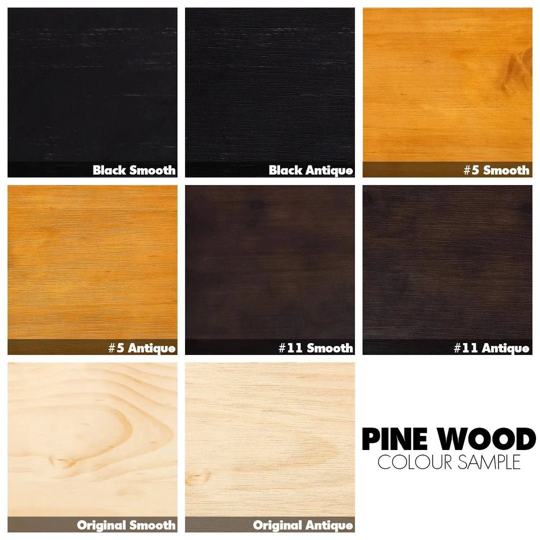 WELD Industrial Pine Wood Dining Table - Exclusivia