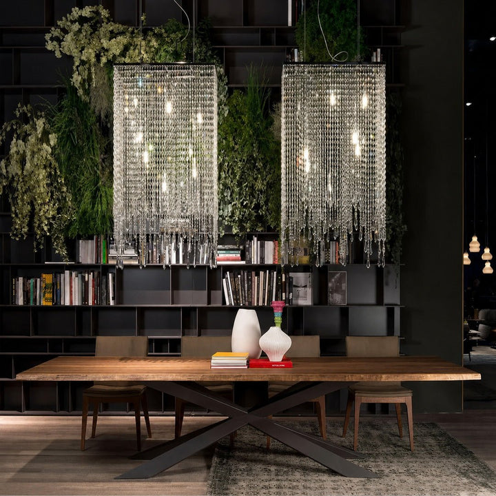 WELD Industrial Pine Wood Dining Table - Exclusivia