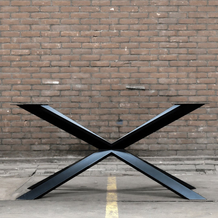 WELD Industrial Pine Wood Dining Table - Exclusivia