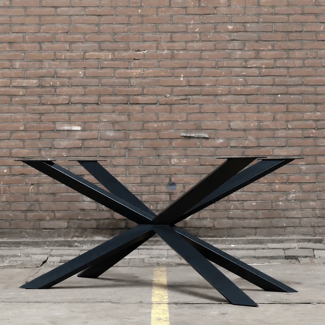 WELD Industrial Pine Wood Dining Table - Exclusivia