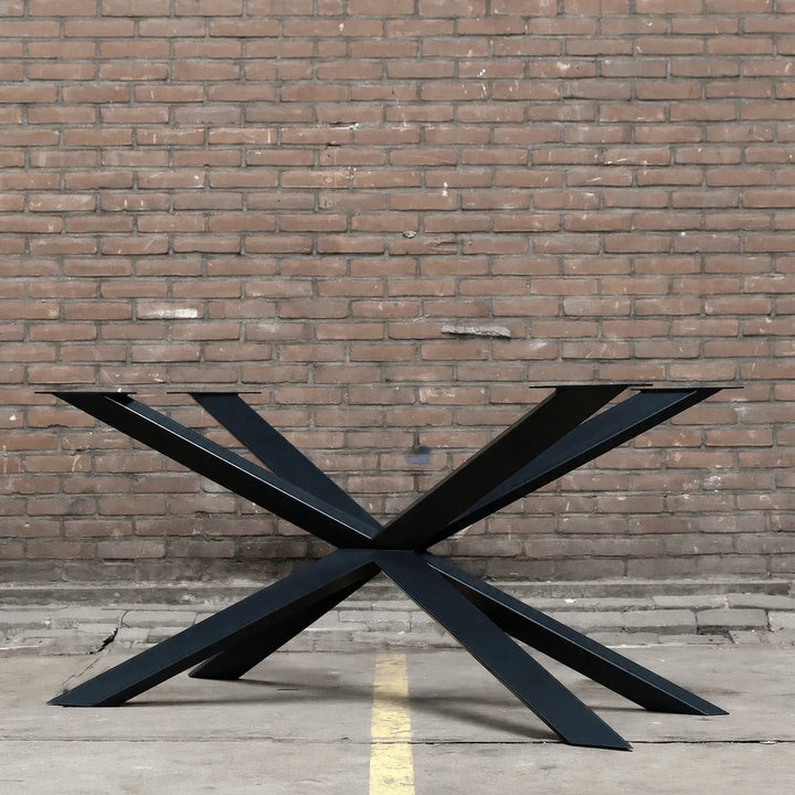 WELD Industrial Pine Wood Dining Table - Exclusivia