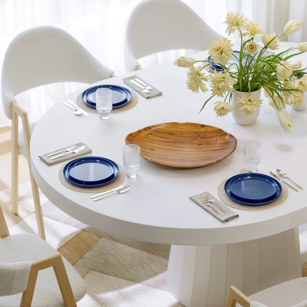 Aira Japandi Extendable Dining Table