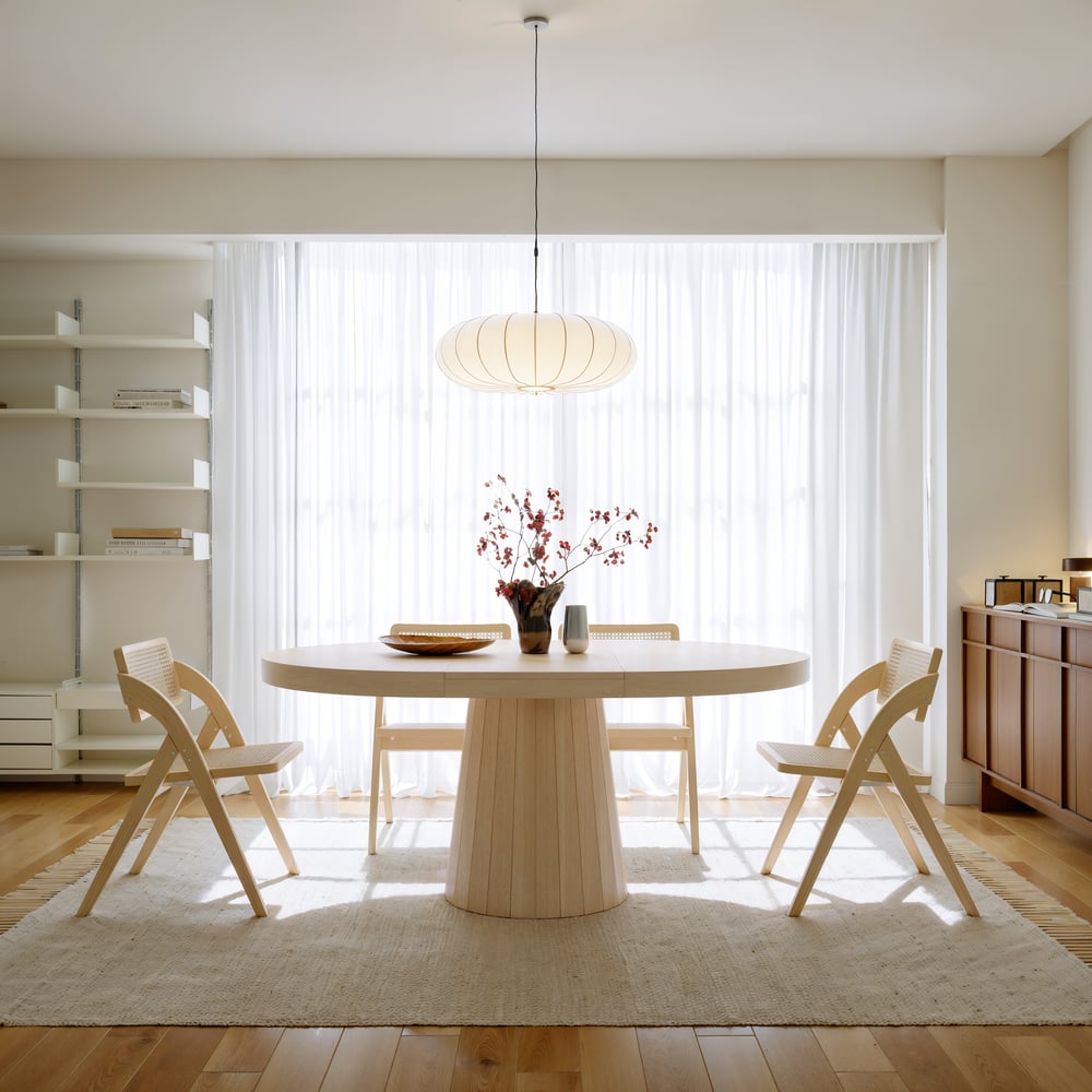 Aira Japandi Extendable Dining Table