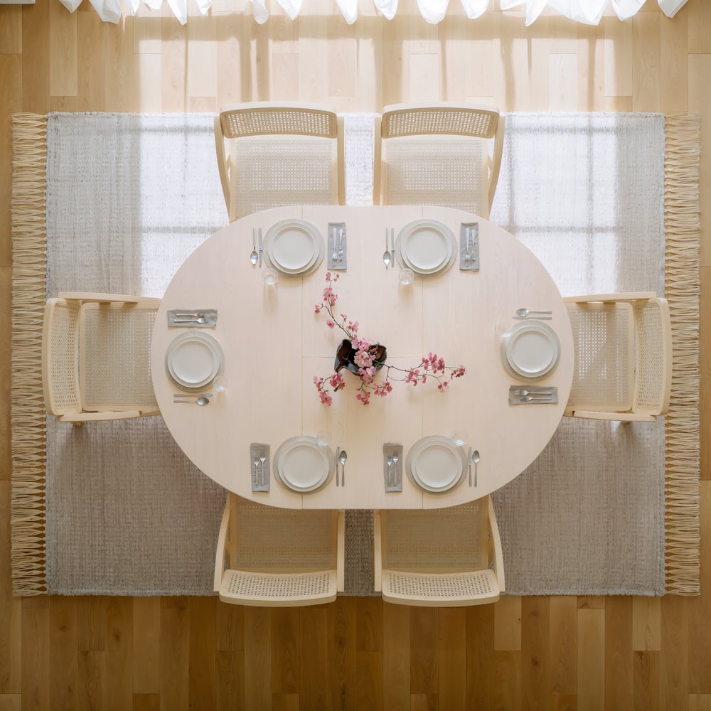 Aira Japandi Extendable Dining Table