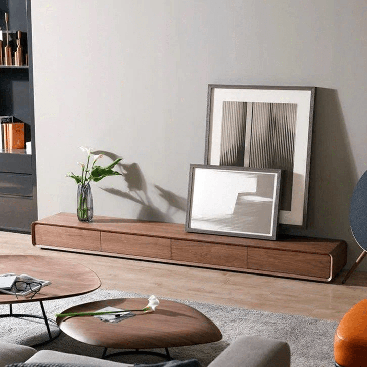 VIVRO Wooden TV Stand - Exclusivia