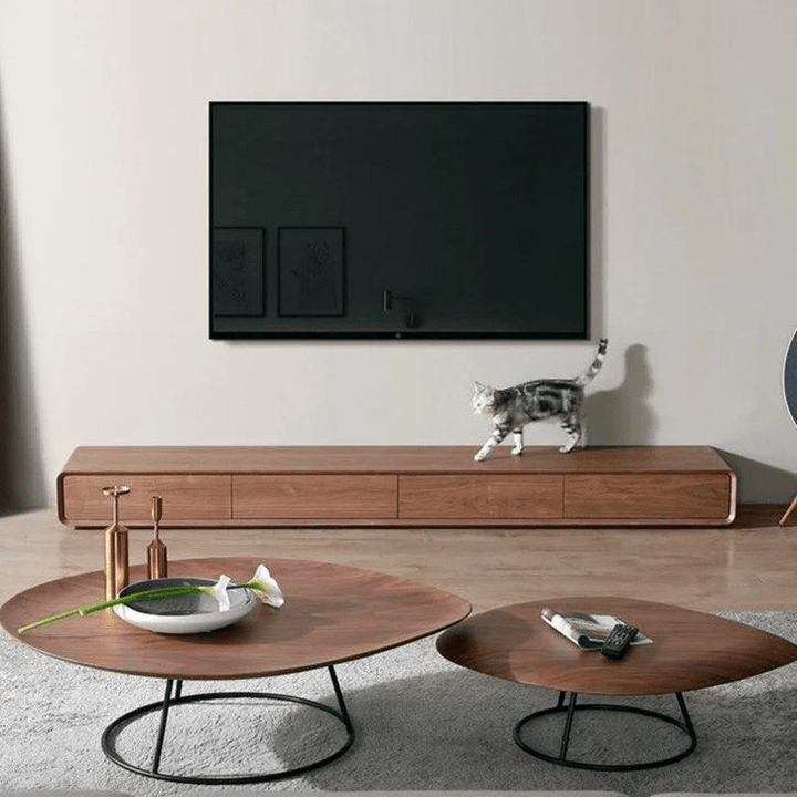 VIVRO Wooden TV Stand - Exclusivia