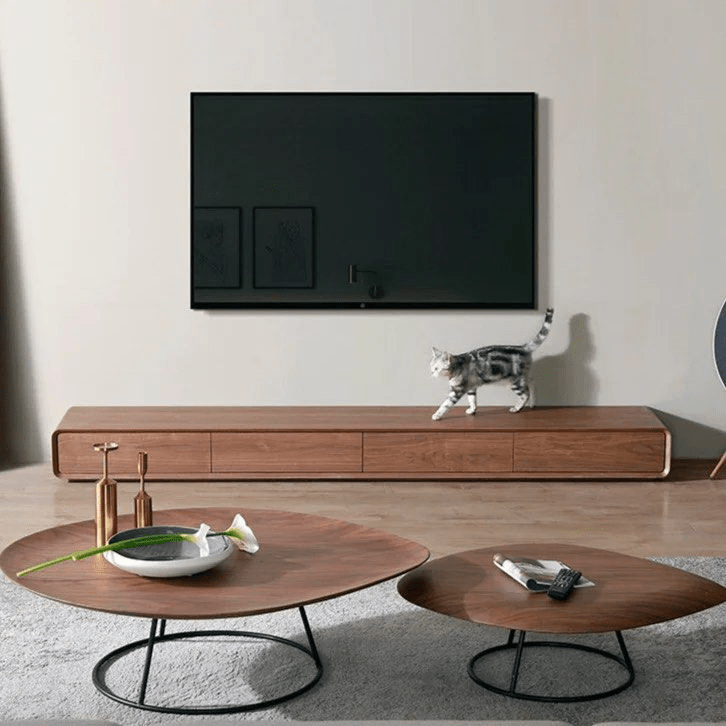 VIVRO Wooden TV Stand - Exclusivia