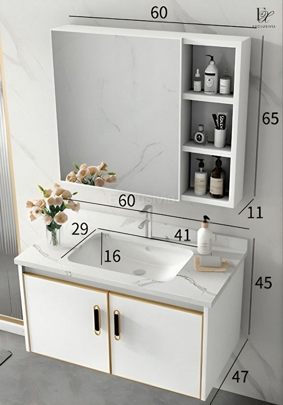 ZEN Toilet Vanity Cabinet Sink - Exclusivia