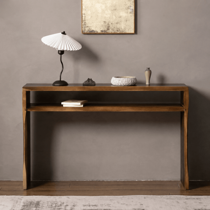 ZENTRIX Solid Wood Console Table - Exclusivia