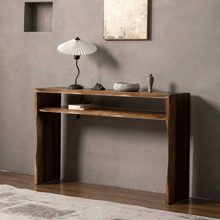 ZENTRIX Solid Wood Console Table - Exclusivia