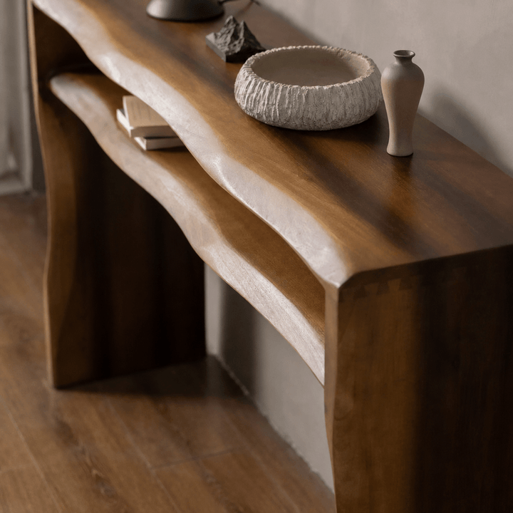 ZENTRIX Solid Wood Console Table - Exclusivia