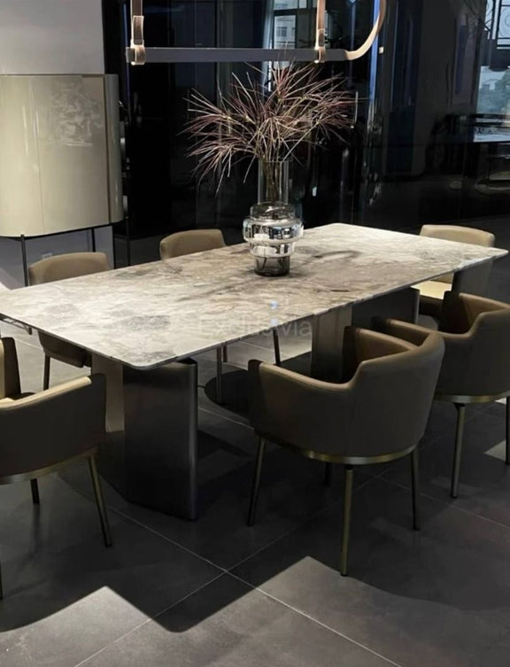 ZOLA Modern Marble Dining Table - Exclusivia