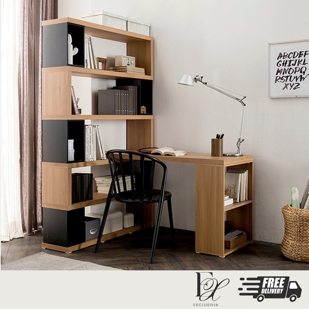 Modular Study Table With Storage ADORN Modular Study Table Shelf – Exclusivia