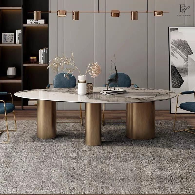 ALEXIS Marble Dining Table - Exclusivia