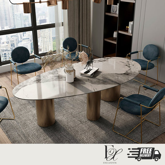 ALEXIS Marble Dining Table - Exclusivia