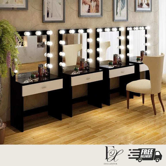 AMBER Spotlight Vanity Mirror Set - Exclusivia