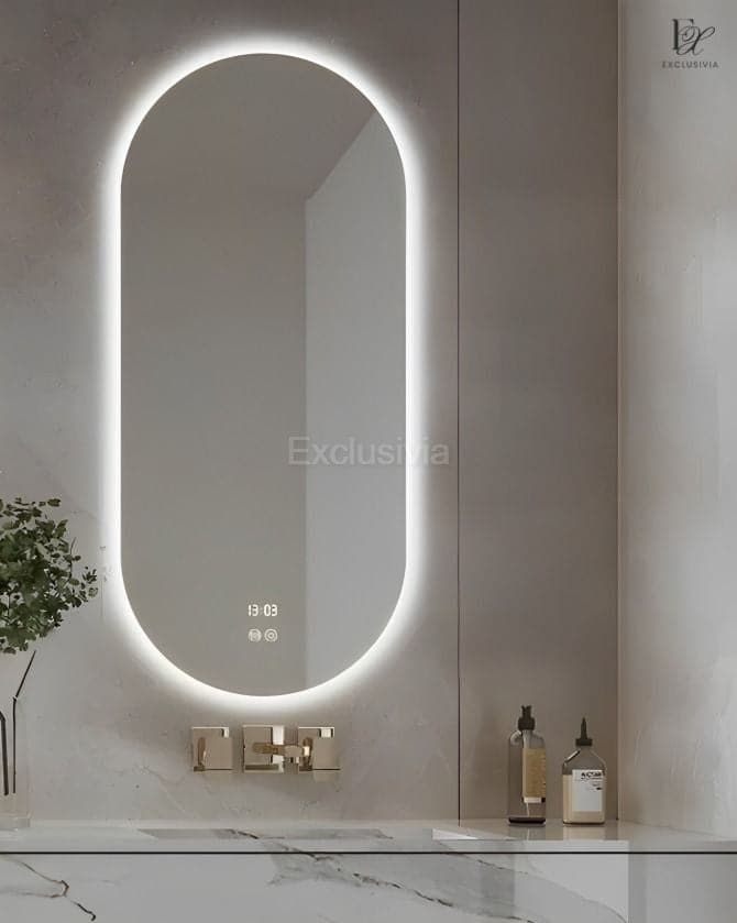 ANNA Oval LED Wall Mirror - Exclusivia