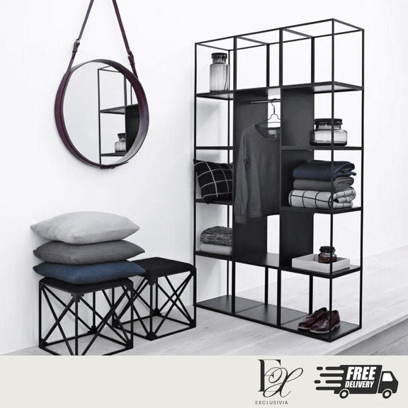 Minimalist Clothing Storage - Modern Open Concept Wardrobe