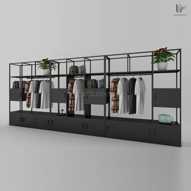 ARIES Minimalist Open Concept Wardrobe - Exclusivia