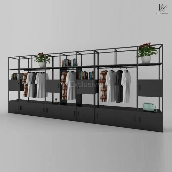 ARIES Minimalist Open Concept Wardrobe - Exclusivia