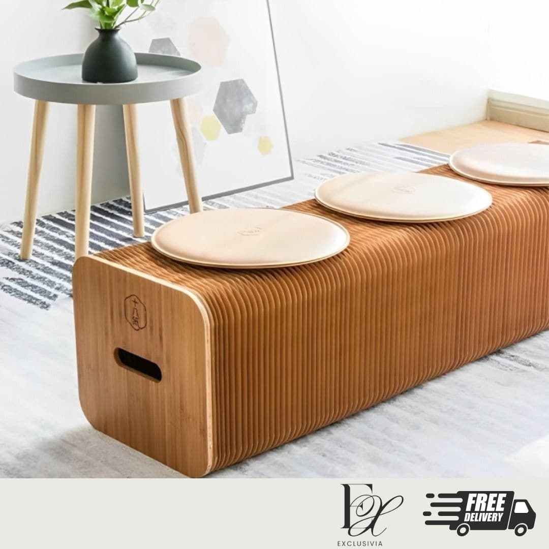 ASPEN Craft Paper Bench Chair - Exclusivia