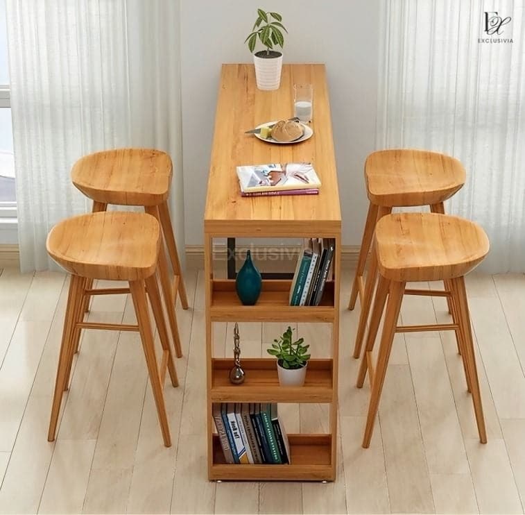 Stylish Table and Stool Set