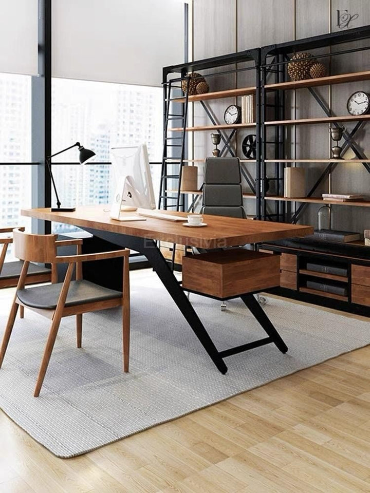 AURORA Industrial Metal Library Shelf - Exclusivia