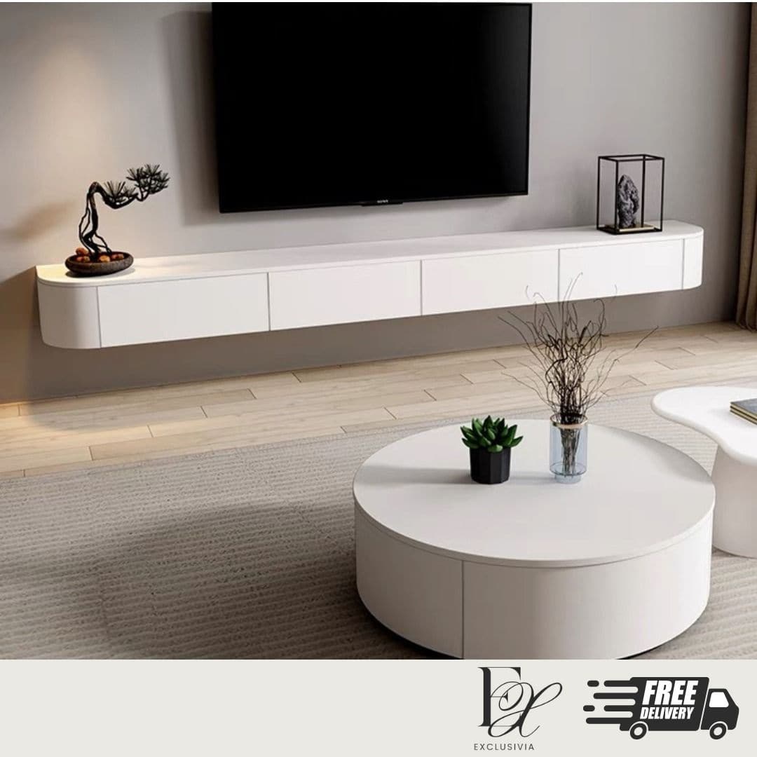 AUX Floating TV Console Coffee Table - Exclusivia
