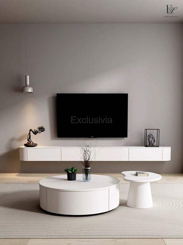 AUX Floating TV Console Coffee Table - Exclusivia