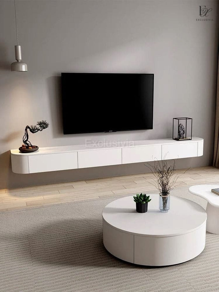 AUX Floating TV Console Coffee Table - Exclusivia
