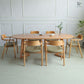 AVERY Scandinavian Solid Wood Dining Table - Exclusivia