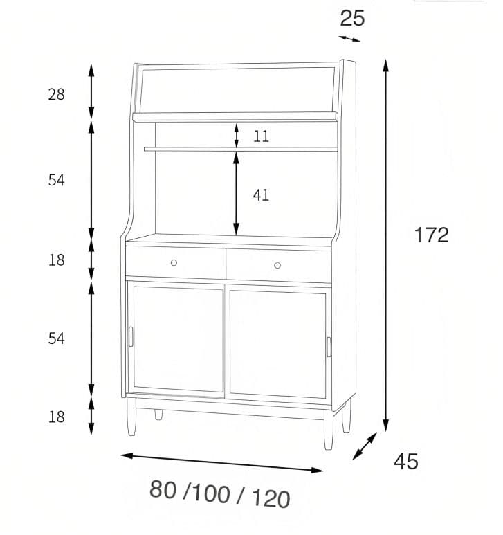 BLAZE Rattan Kitchen Counter Cabinet - Exclusivia