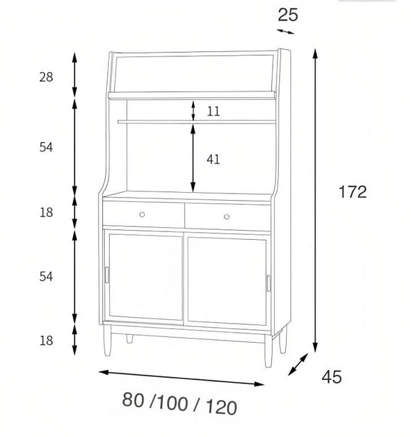 BLAZE Rattan Kitchen Counter Cabinet - Exclusivia