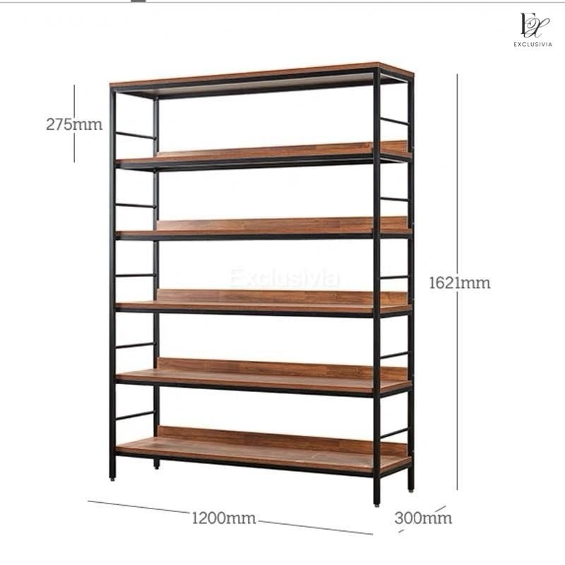 CHESTER Industrial Solid Wood Shelf - Exclusivia