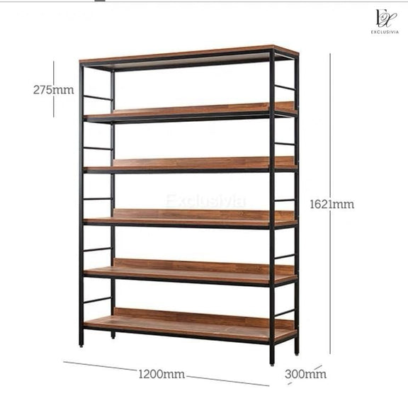 CHESTER Industrial Solid Wood Shelf - Exclusivia