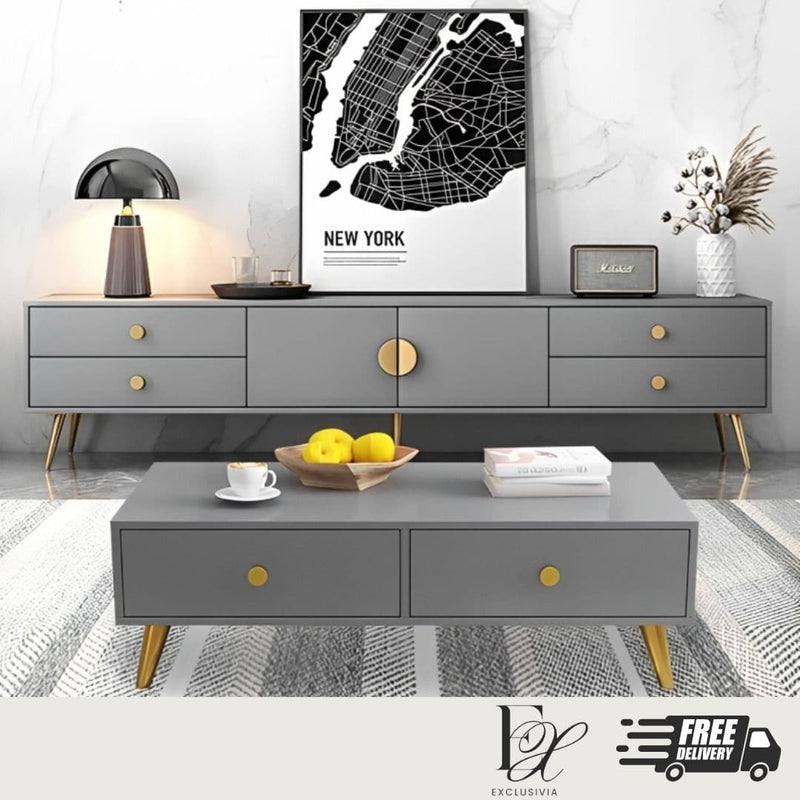 CIEL TV Console Coffee Table - Exclusivia