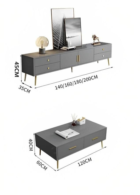 CIEL TV Console Coffee Table - Exclusivia