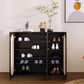 CLYDE Modern Rattan Shoe Cabinet - Exclusivia