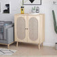 COMOS Rustic Rattan Sideboard Cabinet - Exclusivia