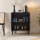 COMOS Rustic Rattan Sideboard Cabinet - Exclusivia